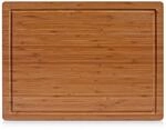 Zeller 25220 Schneidebrett, Bamboo, L 45 x B 33 x H 1.6 cm