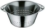 WMF Gourmet Sieb Edelstahl 24 cm, Seiher mit gro&szlig;en L&ouml;chern, Nudelsieb,