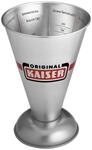 Original Kaiser Patisserie Messbecher Metall 250 ml, trichterf&ouml;rmig, 7...