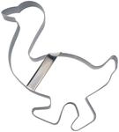 St&auml;dter 109131 Ausstechform Gans mit Steg aus Edelstahl 17 cm, Silber