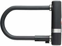 Axa Bike D-Lock with Security Cable 1x Rahmenschloss, schwarz, Einheitsgröße