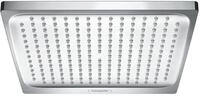 hansgrohe Crometta E - Kopfbrause, eckige Duschbrause (240 x 240 mm), Regendusche mit