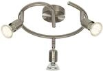 BRILLIANT Lampe Loona LED Spotspirale 3flg eisen | 3x LED-PAR51, GU10, 3W