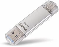 Hama 32GB USB-Speicherstick mit USB 3.2 Gen 1-Type-C (2-in-1 USB-Stick, z.B. f&uuml;r