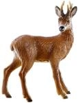 Bullyland 64436 - Spielfigur Rehbock, ca. 8,3 cm gro&szlig;e Tierfigur, detailgetreu,