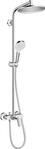 hansgrohe Crometta S - Duschsystem mit Einhebelmischer, Regendusche (240 mm) mit