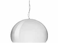 Kartell FL/Y, Suspension Lamp, Weiß Undurchsichtig Glänzend