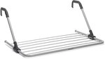 Brabantia T&uuml;r-Trockengestell 4.5M in Metallic Grau, Edelstahl, 68 x 44 x 3.5 cm