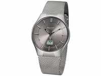 Regent Herren Analog-Digital Quarz Uhr mit Edelstahl Armband 11030138
