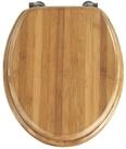 WENKO Toilettendeckel ohne Absenkautomatik, belastbar bis 350 kg, ovaler WC Sitz aus