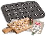 Zenker Backform f&uuml;r 24 Husarenkrapfen & Engelsaugen, beschichtetes Backblech (38 x