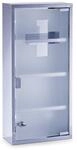 Zeller 18112 Medizinschrank, Edelstahl / 27 x 12 x 57 cm, rechteckig