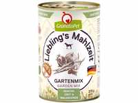 GranataPet Liebling's Mahlzeit Gartenmix PUR, 6 x 375 g,...