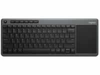 Rapoo K2600 kabellose Multimedia Tastatur wireless Keyboard flaches Design 12...