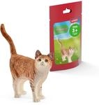 SCHLEICH Farm World | Katze 13836 Bauernhof Spielfigur | detailgetreue Tierfiguren 