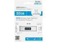 XLYNE 7532003 PRO OTG 32 GB USB 3 Stick für PC (USB) und Smartphones/ Tablets