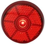 Fischer 85467 Erwachsene LED Blink- und Sicherheitslicht, rot, One Size