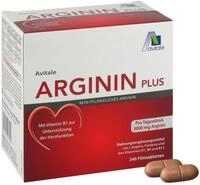 Avitale Arginin plus Tabletten mit 3000 mg rein pflanzlichem Arginin, Vitamin...