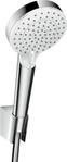hansgrohe Crometta - Duschset mit Duschkopf (2 Strahlarten), Duschschlauch...