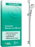 hansgrohe Crometta Duschset 0,90m, Wei&szlig;/Chrom