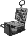 Emerio drehbares Waffeleisen f&uuml;r 4 belgische Waffeln zugleich, mit professioneller