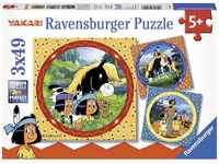 Ravensburger Kinderpuzzle - 08000 Yakari, der tapfere Indianer - Yakari-Puzzle...
