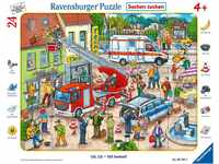 Ravensburger Kinderpuzzle - 06581 110, 112 - Eilt herbei! - Rahmenpuzzle für...