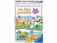 Ravensburger Kinderpuzzle - 06951 Niedliche Haustiere - my first puzzle mit...