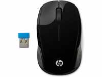 HP 200 (X6W31AA) kabellose Maus (1.000 dpi, 3 Tasten, Scrollrad, USB dongle)...
