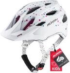 Alpina A9702 Fahrradhelm, Wei&szlig; Polka Dots, 51-56 cm