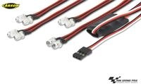 Carson LED Licht-Set 4+4 &uuml;ber Radio, Ersatzteil, Modellbau, Zubeh&ouml;r,...