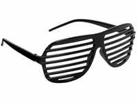 amscan 840767-55 Spaß-Brille Fun Glasses Schlitze, schwarz