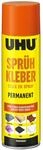 UHU Spr&uuml;hkleber permanent + transparent, Spr&uuml;hdose 500ml