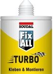 Soudal Fix ALL Turbo, Universalkleber, 290ml, wei&szlig;, mit Clipd&uuml;se