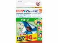 tesa Powerstrips POSTER Big Pack - Doppelseitige Klebestreifen für Poster und