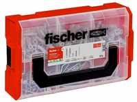 fischer FIXtainer Hält-Alles-Box, Dübelset mit 240 Teilen, Spreiz-, Metall-,