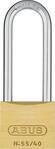 Abus - 55/40 40mm Messing Vorh&auml;ngeschloss Lange Sch&auml;kel 63 - ABU5540LS63