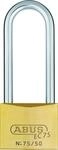 ABUS 26851 80 mm Langem B&uuml;gel Messing Vorh&auml;ngeschloss mit 7562, Wendbar,