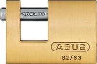 ABUS Messing-Vorh&auml;ngeschloss 82/63 - Monoblock-Hangschloss f&uuml;r Rollgitter,