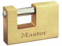 Master Lock 607EURD Rechteckiges Vorhängeschloss aus Massivmessing mit...