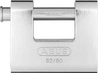 ABUS Monobloc Vorh&auml;ngeschloss 92/80 gl.-8521 - gleichschlie&szlig;end - Messing-Schloss