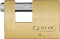 ABUS Messing-Vorh&auml;ngeschloss 82/70 gl.-8511 - gleichschlie&szlig;end -