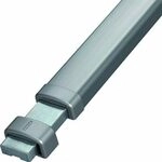 ABUS Panzerriegel PR2700 f&uuml;r Haus- und Wohnungst&uuml;ren, edelstahl-Look, 49087