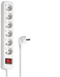 Hama Steckdosenleiste 6-Fach (Mehrfachsteckdose mit Save Energy-Schalter zum