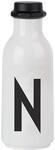 Design Letters Pers&ouml;nliche Trinkflasche Wei&szlig; (N) | BPA-Frei | 500 ml | Tritan