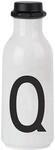 Design Letters Pers&ouml;nliche Trinkflasche Wei&szlig; (Q) | BPA-Frei | 500 ml | Tritan
