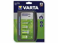 VARTA Akku Ladegerät, Batterieladegerät für wiederaufladbare Batterien, lädt 2