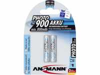 ANSMANN 5030512 NiMH MaxE AAA Micro 900 mAh 2er Pack Akkubatterie Photo, Geringe