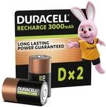 Duracell Akku D, wiederaufladbare Batterie D, 2 St&uuml;ck, langanhaltende Power