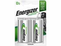 Energizer Wiederaufladbare Batterien D, Recharge Power Plus, 2er Pack